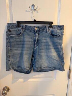 Dear John Light Blue Denim Jean Shorts